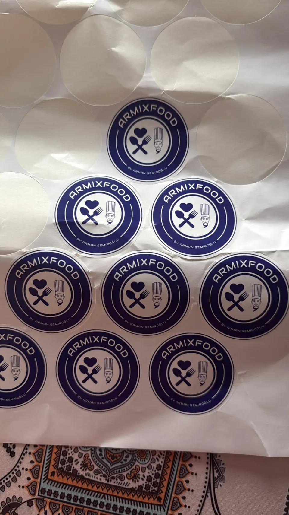 Etiket / Sticker Baskı görseli